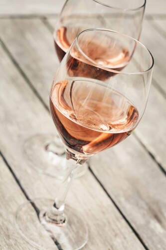 Wine Glass of Rose