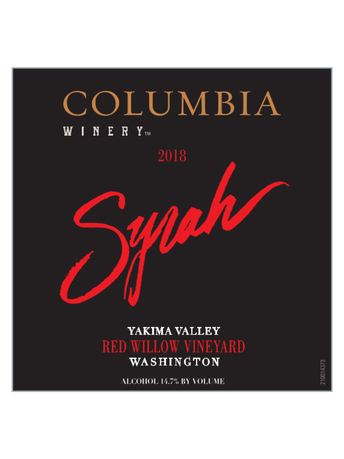 Columbia Red Willow Syrah V18 750ML image number 3